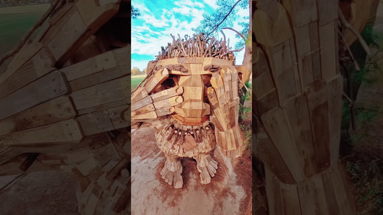 Thomas Dambo Trolls. Dix Park, Raleigh, NC. #thomasdambo #trolls #dixpark #raliegh #dix #dax #dux