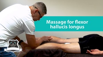 Massage for flexor hallucis longus | Trigger point therapy