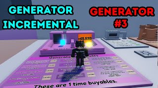 Roblox Generator Incremental - Generator 3