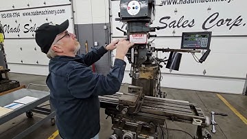 Lagun FTV 2 Vertical Milling Machine 10x50, with 2 Axis Newall DRO