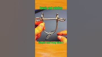 Magical topological puzzle, how to remove the ring -19 #iq #iqtest #puzzlechallenge #part19 #diy