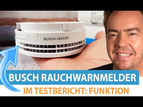 Busch Rauchalarm ProfessionalLine Rauchwarnmelder Test: Inbetriebnahme & Betriebsbereitschaft prüfen