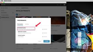 Cómo definir rutas de instalación en Native Access