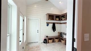 Inside This 579 000 Custom Home in Goshen Indiana Vaulted Ceilings White Oak Finishes