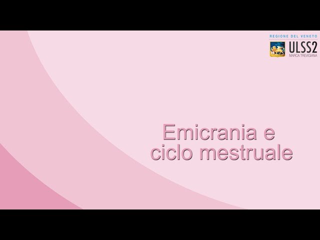Emicrania e ciclo mestruale