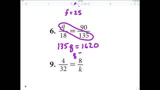 Pre-algebra 5th period Section 5-7 solving proportions