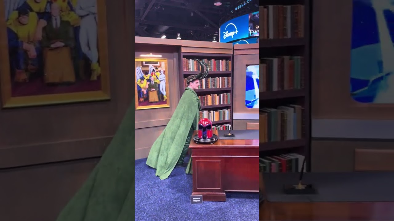 Loki MERGES Magneto for XMEN 97 @ Disney D23 2024 by Cosplayer Nation