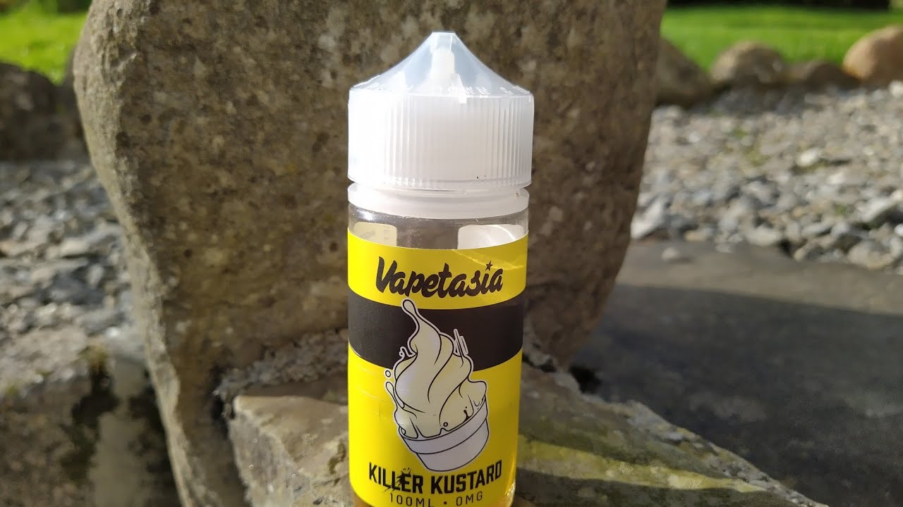 Vanilla Custard E Liquid. VapeTasia KillaKustard