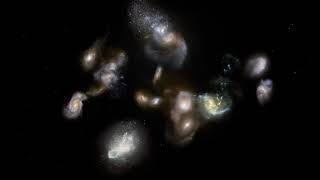 A group of interacting and merging galaxies in the early Universe!