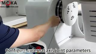 Moka robot 2-AXIS MKA-S1-500A Rotary dual axis configuration