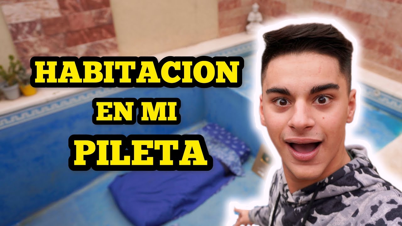 CONVIERTO MI PILETA EN MI HABITACION 😱