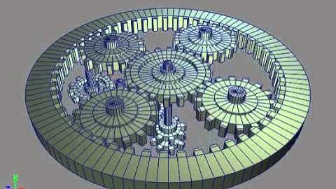 MAYA PlanetaryGears : FridgeMonsters