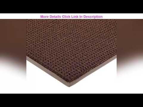 Best Promo NoTrax 138 Uptown Vinyl Backed Entrance Mat for Home or Office 3 X 6 Brown