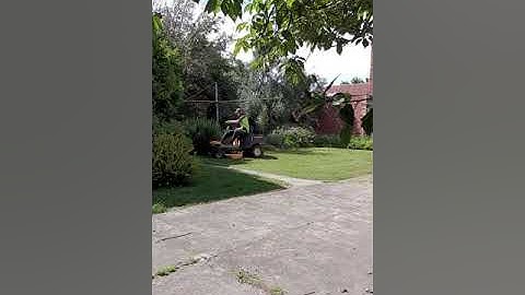 Cub Cadet RZTS 46 inch mower mulching grass