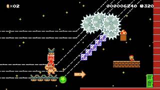 night of the flying ice by Jayblade 🌎 World Record! 🍄 Super Mario Maker 2 ✹Switch✹ #bbx screenshot 3