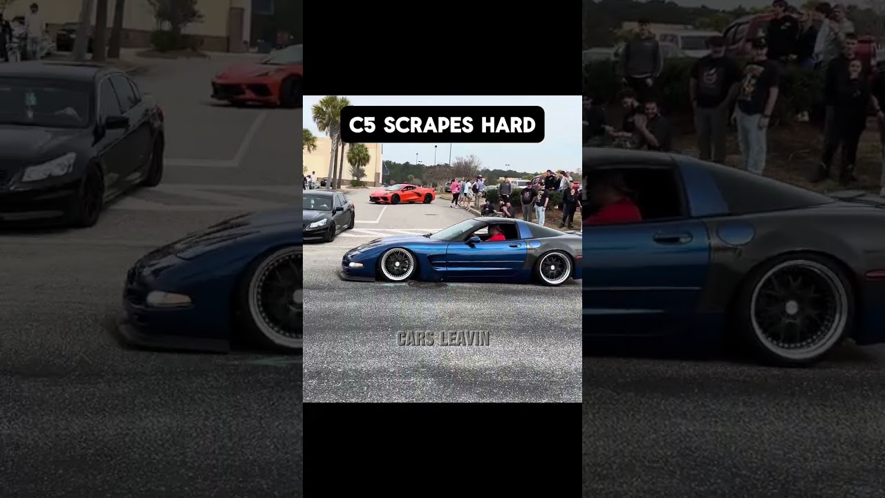 C5 Corvette Scrapes Hard 😬😬