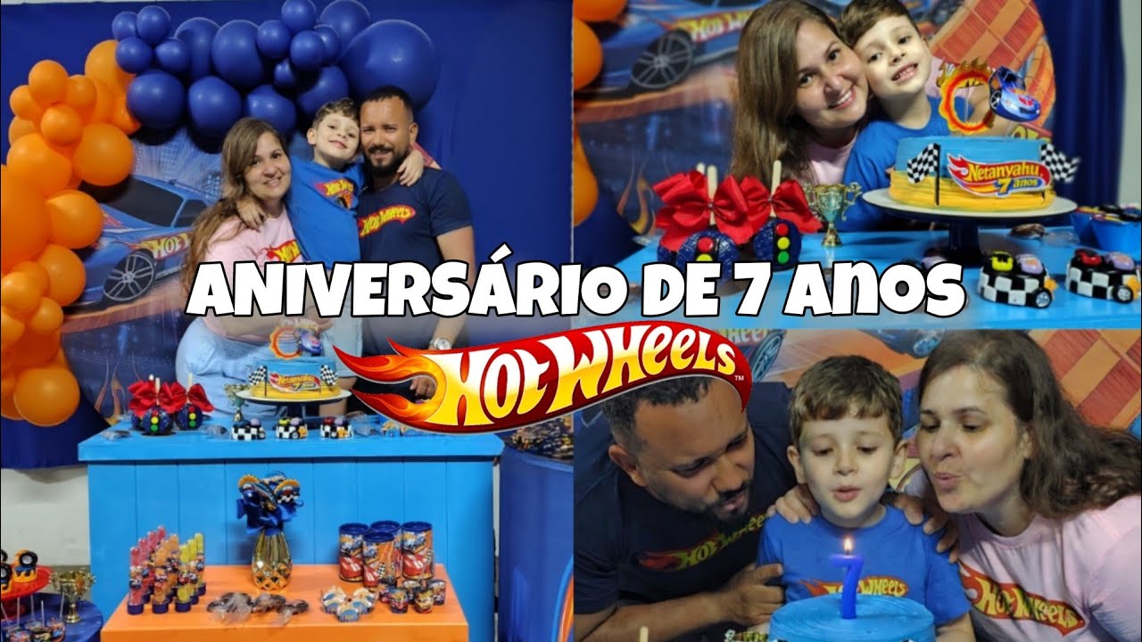 ANIVERSÁRIO DO HOT WHEELS - Comemorando os 7 anos do Netanyahu / Kelly Simões