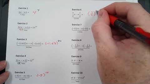 8th Grade Eureka Math Module 1: Lesson 1 - Exponential Notation