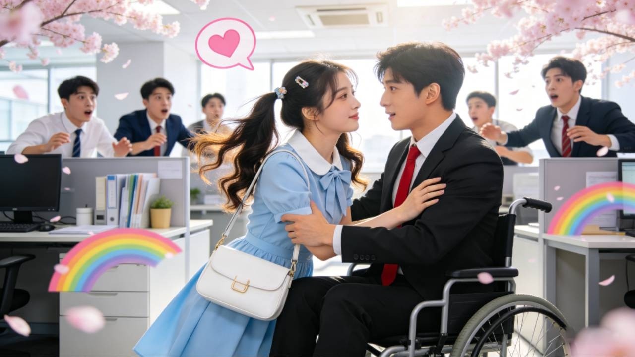 實習生上班第一天，不慎摔進坐輪椅的高冷總裁懷中！💥所有人都覺得她死定了，誰知總裁竟猛地站起，紅著眼將她抱緊：我找了你整整6年，你終於回來了！💖