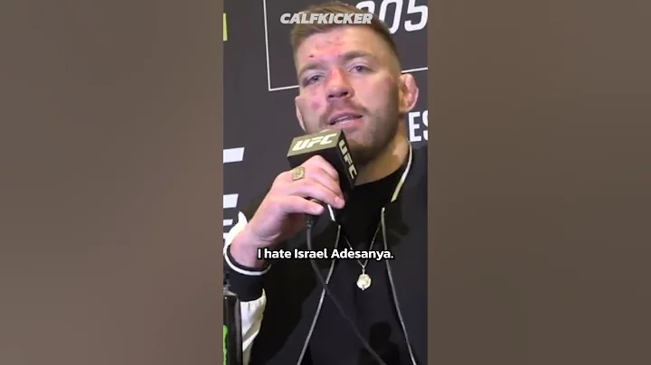 Dricus Du Plessis shows his respect for Israel Adesanya after his win at #ufc305