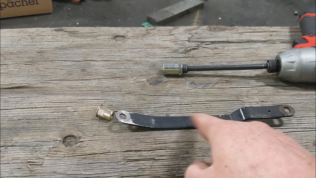 How to install a Nutsert or Rivnut the best way, and without special