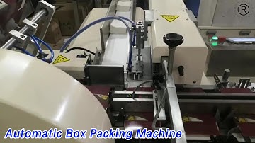 Facial Tissue Automatic Box Packing Machine Servo Motor Driving PLC Control