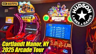 Hudson Lanes & Games (Cortlandt Manor NY), December 2025 arcade tour, new 4K full walkthrough
