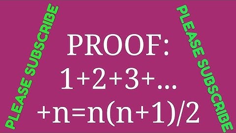 PROOF: Sum of first n natural numbers | Derivation by sequence and series | Easiest way