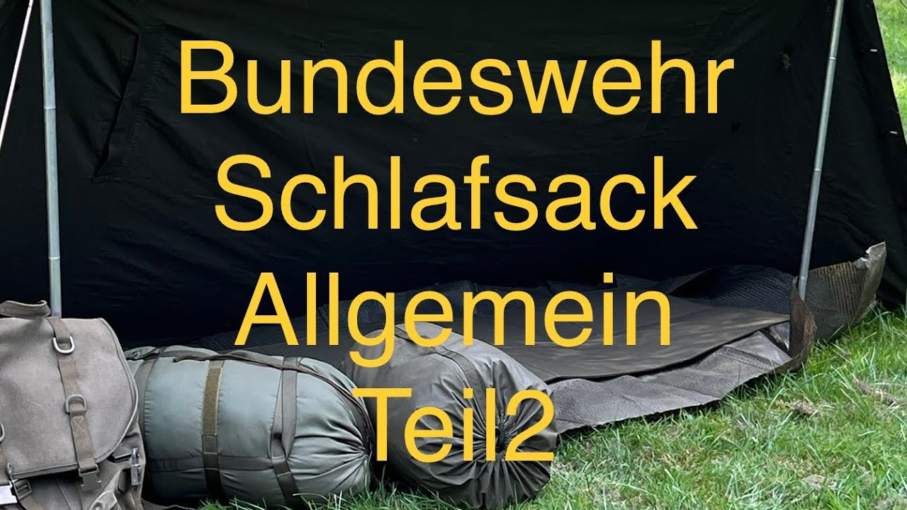 Bundeswehr Schlafsack Allgemein / Mumie - Allgemein 2 / Carinthia Defence 4  Teil 2