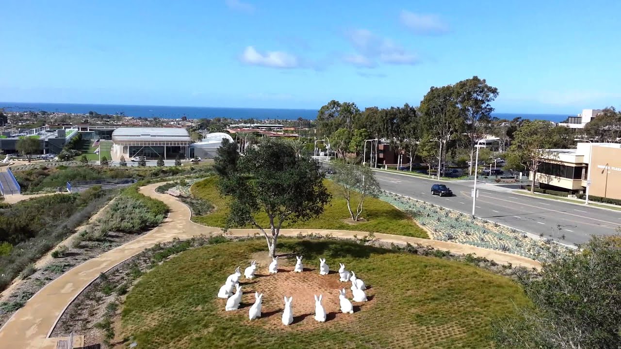Newport Beach Civic Center - View of Ocean From Elevated Walkway