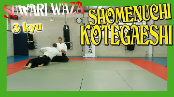 ⛩️ aïkido techniques - SUWARI WAZA - SHOMENUCHI KOTE GAESHI - OMOTE - URA 🔥 !! - 3 kyu - test # 025