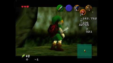 Bottle on B with bombchu as child (2 frames)