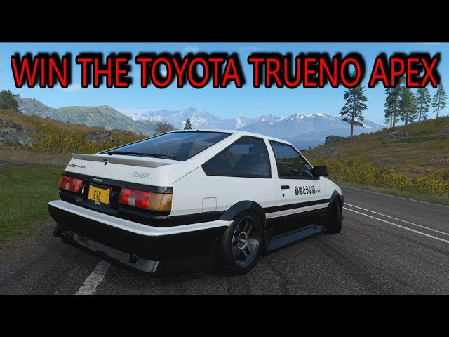 Forza Horizon 4 - How To Win The Toyota Trueno - Guide - Youtube