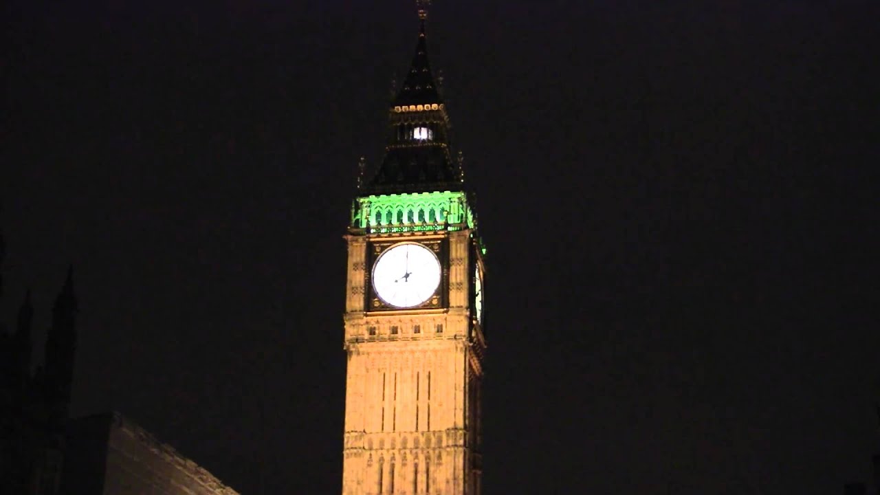 Big Ben at 8 O'clock.