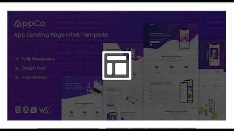 AppCo - App Landing Page Template | Themeforest Templates