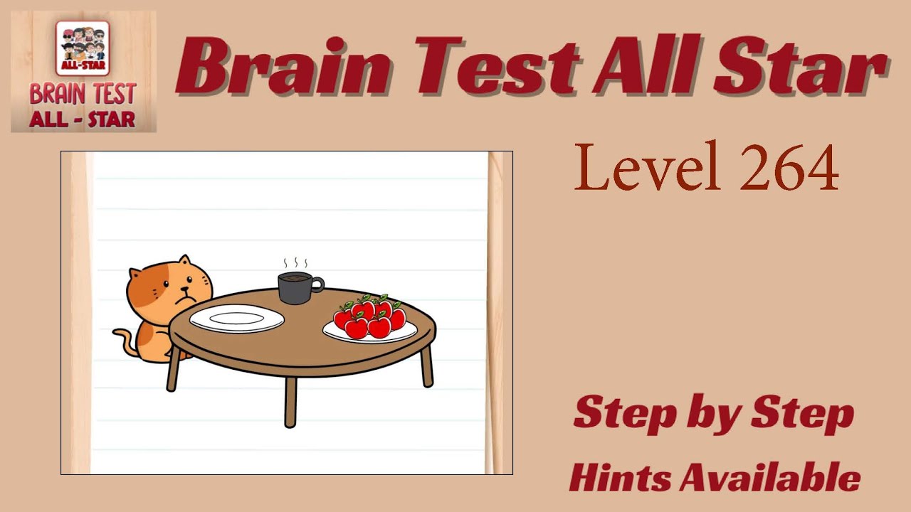 Brain Test All Star Level 264 – Quick & Easy Solution! - YouTube