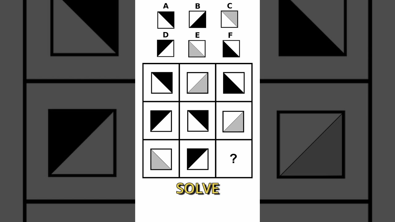 IQ Test Mensa Norway Puzzle 12