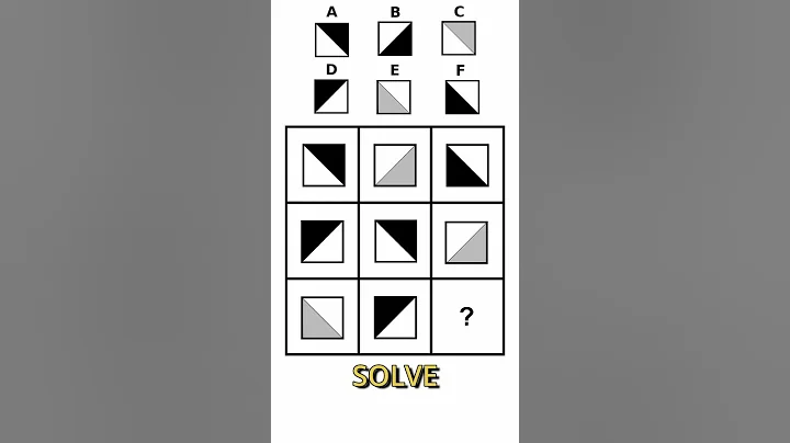 IQ Test - Mensa Norway Puzzle 12