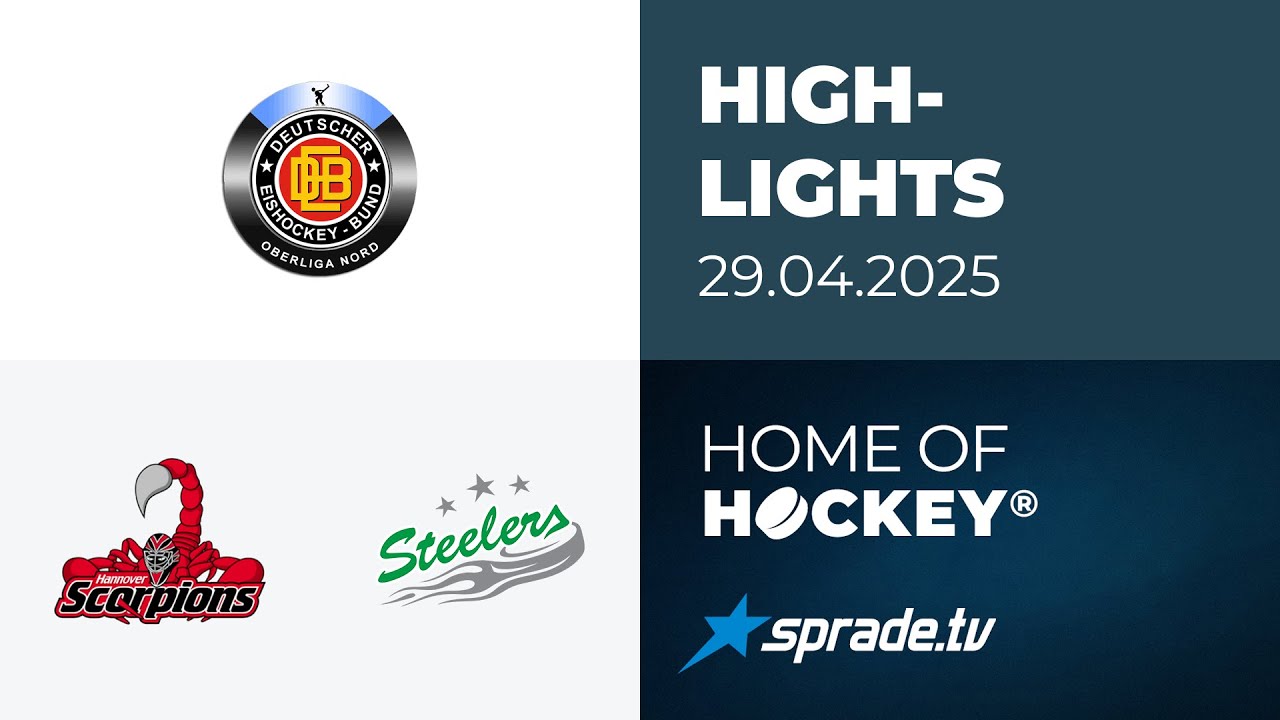 29.04.2025 - Highlights - Hannover Scorpions vs. Bietigheim Steelers