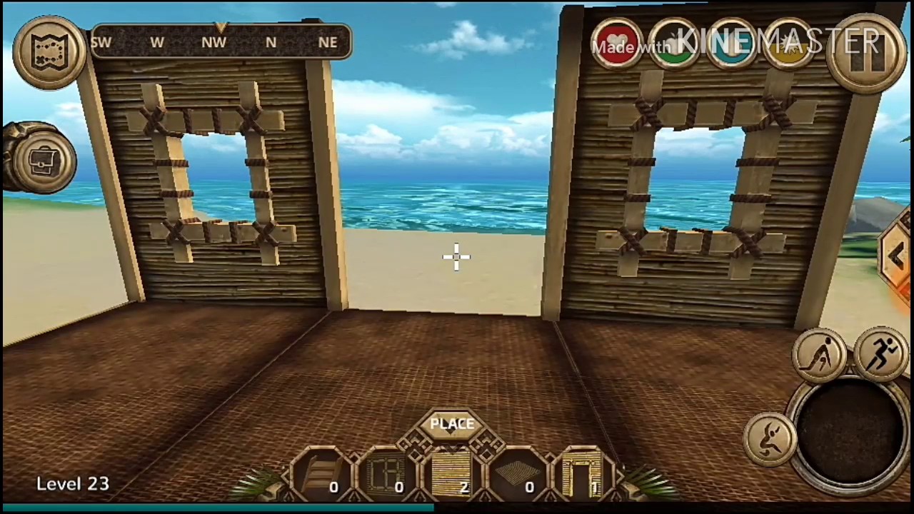 Survival island Evolve gameplay 3 ( building a house) YouTube