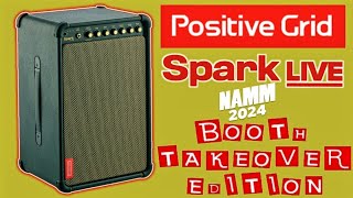 Positive Grid Spark Live Namm 2024 Booth Takeover Edition
