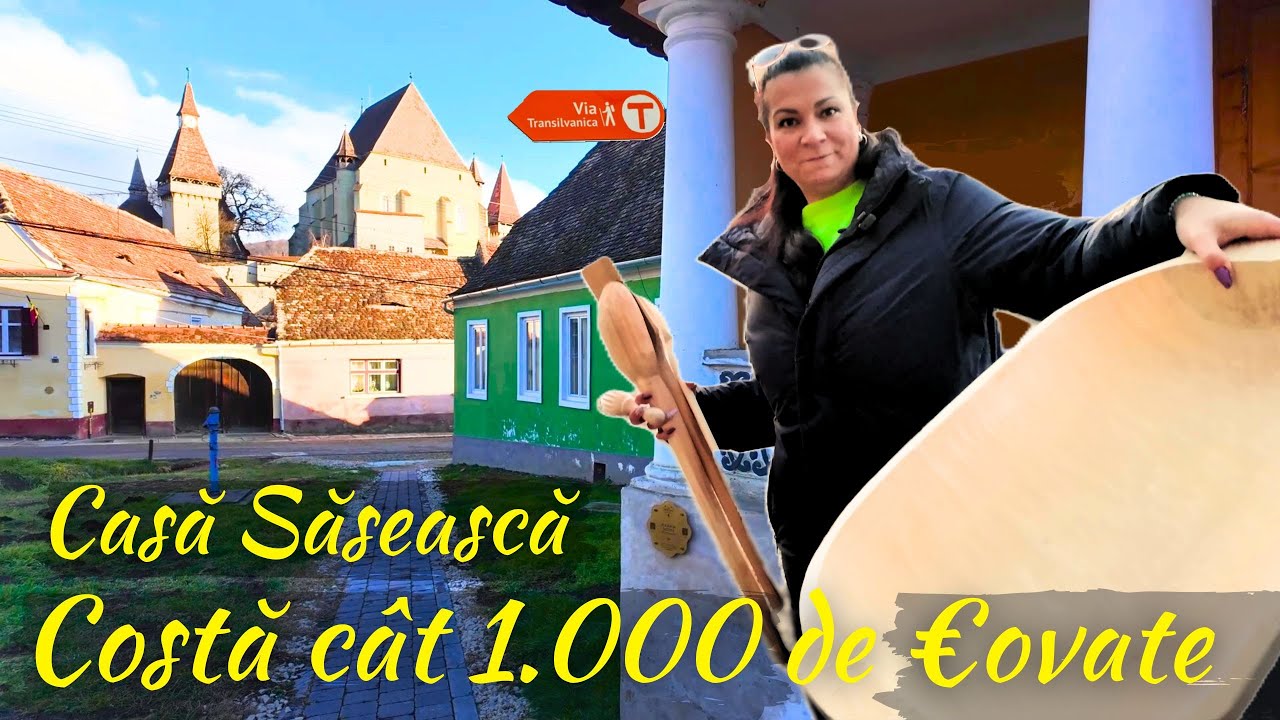 Satul Tradițional Săsesc Părăsit de Sașii din Transilvania - Biertan Village Life in Romania