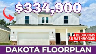 New Construction Homes for Sale in Greenville SC - Dakota Floorplan by Meritage Homes