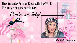 How to Make Perfect Bows with the We R Memory Keepers Bow Maker | Sweet Christmas Journal DIY