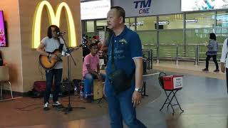 MAN BAI - Kau Ilham Ku Live Band in Penang Airport