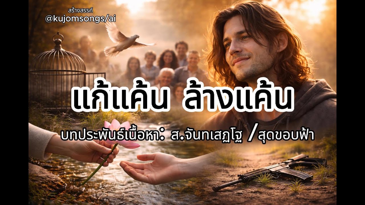 เพลงแก้แค้นล้างแค้น (Revenge and vengeance.) แก้พยาบาทอาฆาต ด้วยการเป็นผู้ให้อภัย (บทกวีท่านจันทร์)