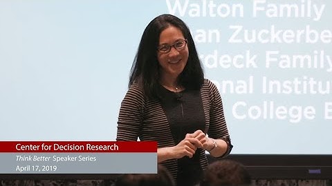 Angela Duckworth on "Strategic Self-Control" Highlights - Think Better Speaker Series