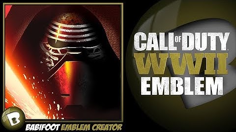COD WW2 Emblem Tutorial - Kylo Ren StarWars