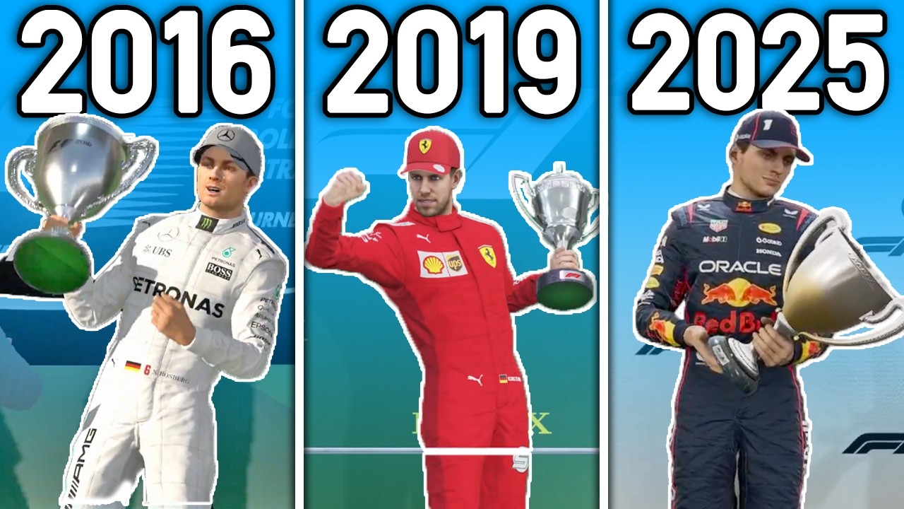 I Simulated 1 Season From The Last 10 F1 Games...