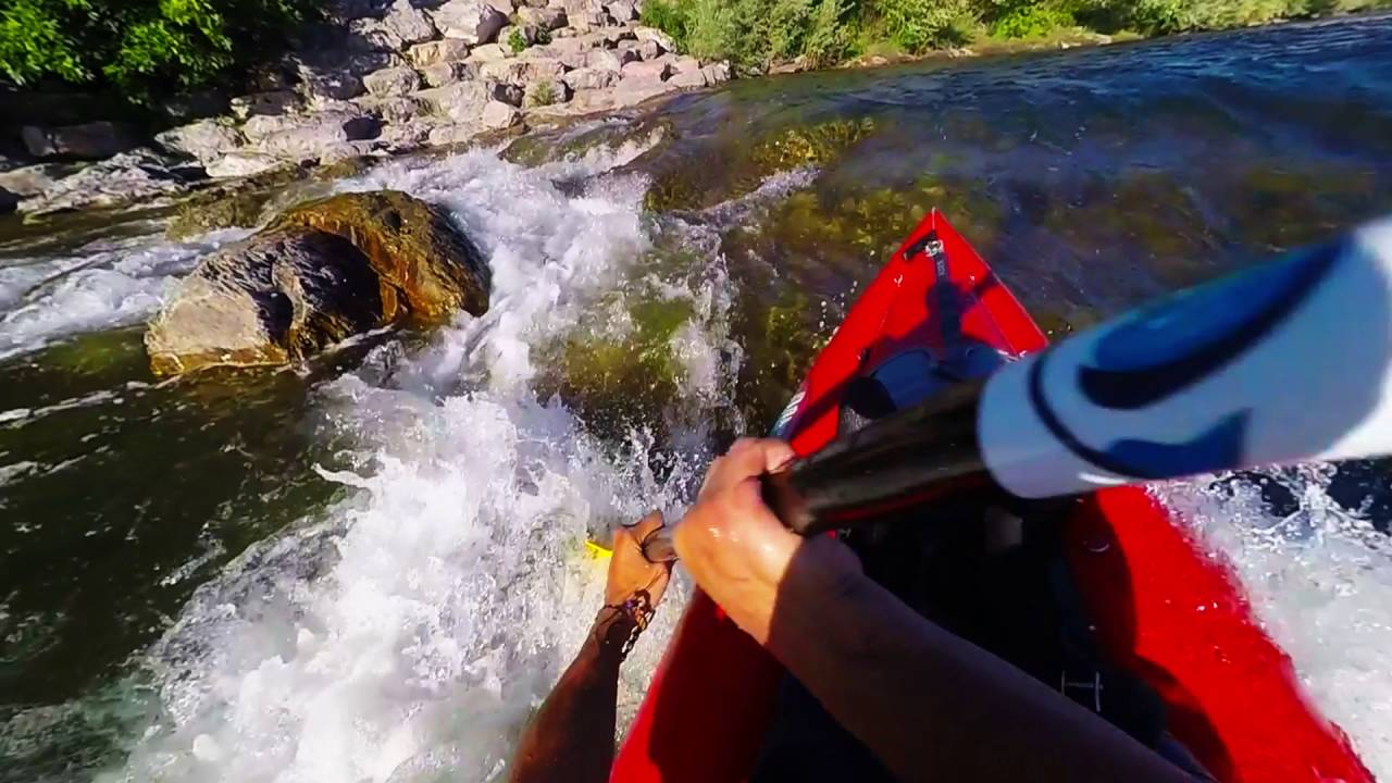 Day 1 Test Aire Force Inflatable Kayak, learning to surf on the Clark